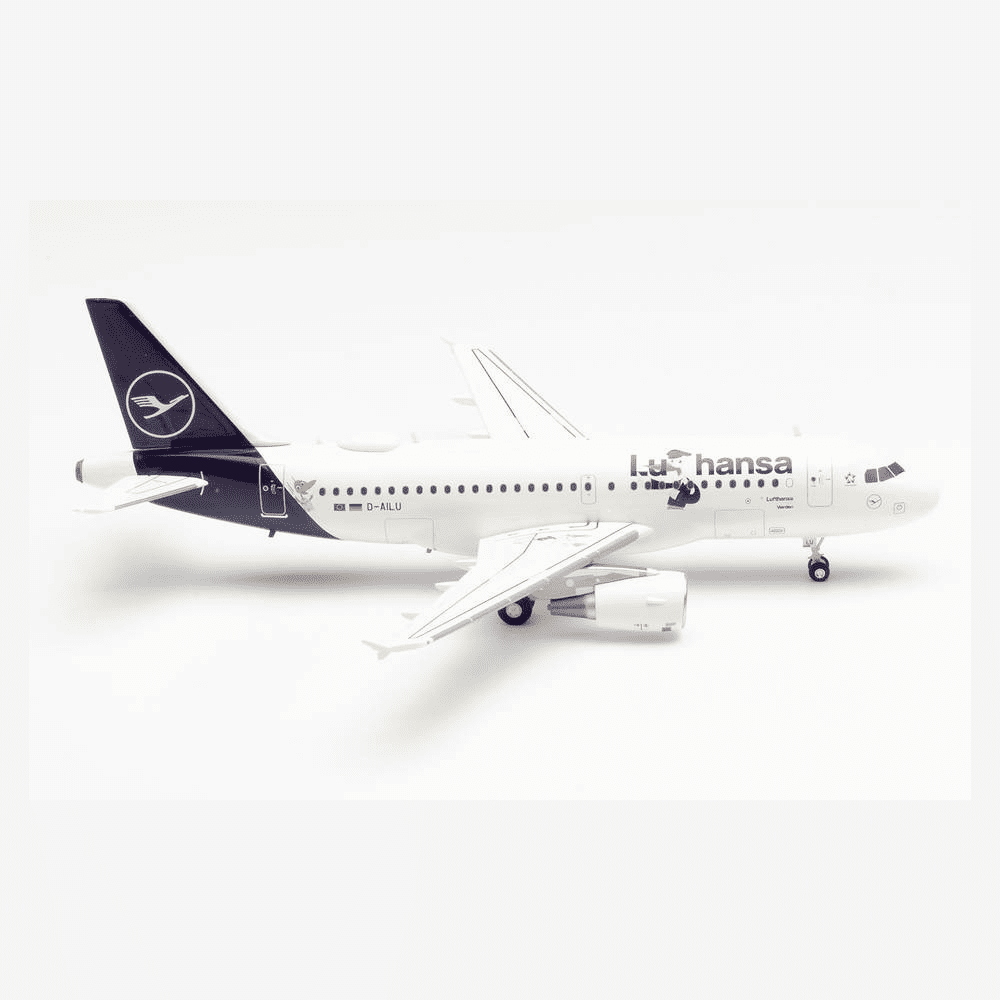 Airbus A319 - Lufthansa "Lu & Cosmo", Reg."D-AILU" Verden - Marca: Herpa - Scala: 1:200