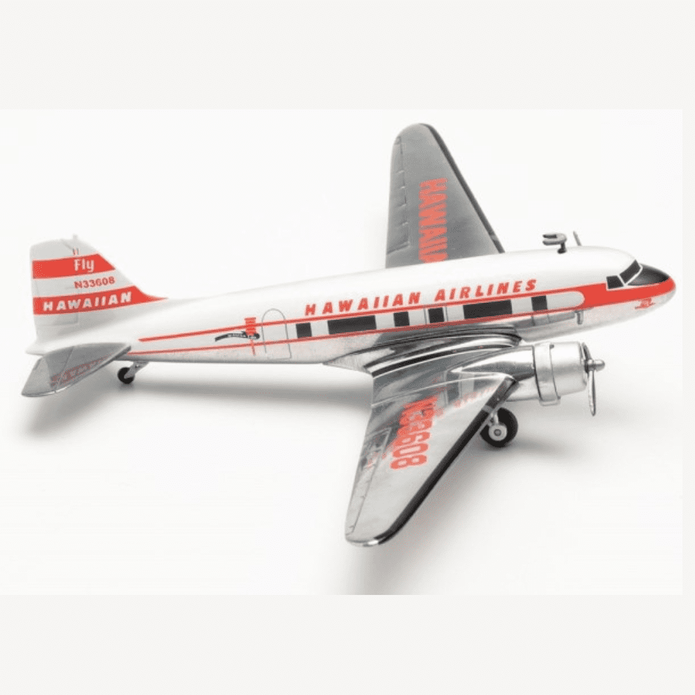 Douglas DC-3 - Hawaiian Airlines, Reg."N33608" Marca: Herpa - Scala: 1:200