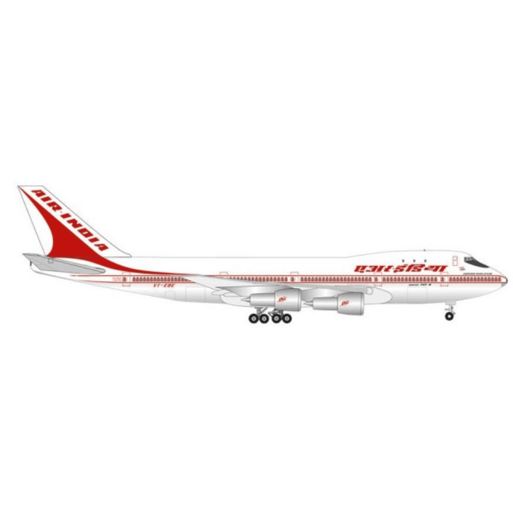 Boeing 747-200 - Air India, Reg."VT-EBE" - "Emperor Shahjehan" Edizione Limitata Marca: Herpa - Scala: 1:500