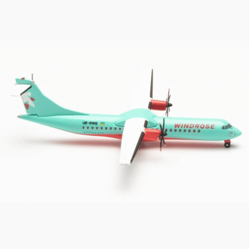 ATR-72-600 - Windrose Aviation, Reg."UR-RWB" Edizione Limitata Marca: Herpa - Scala: 1:500