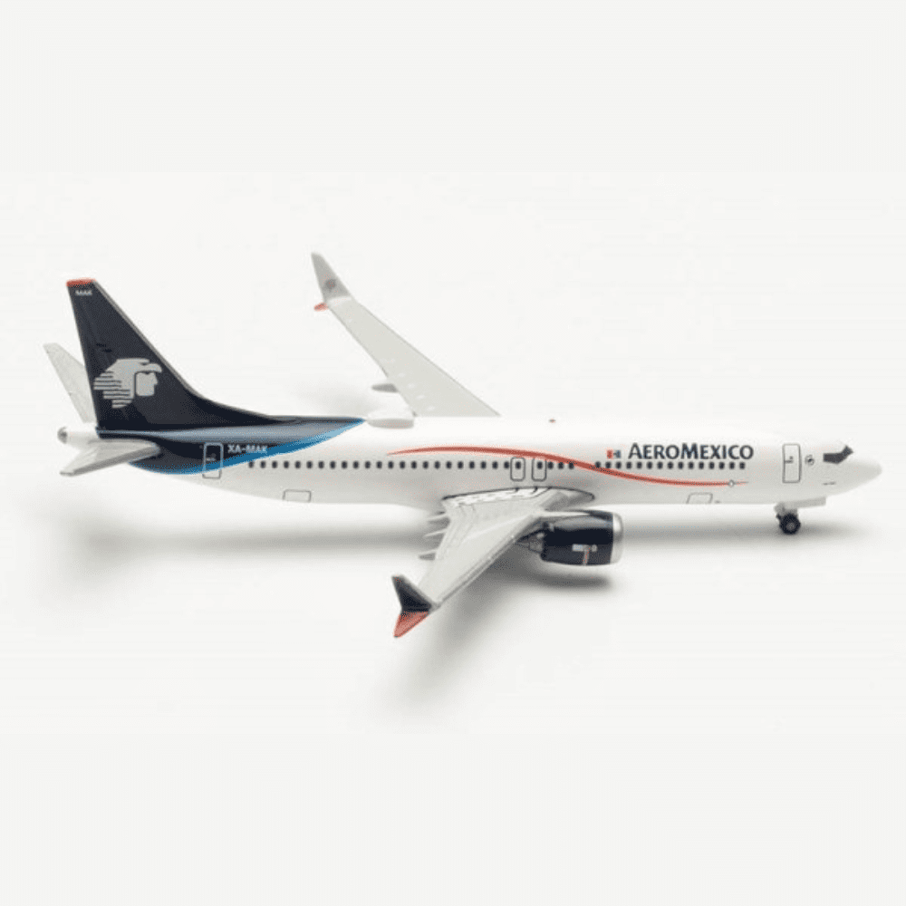 Boeing 737 Max 8 - Aeroméxico, Reg."XA-MAK" Marca: Herpa - Scala: 1:500