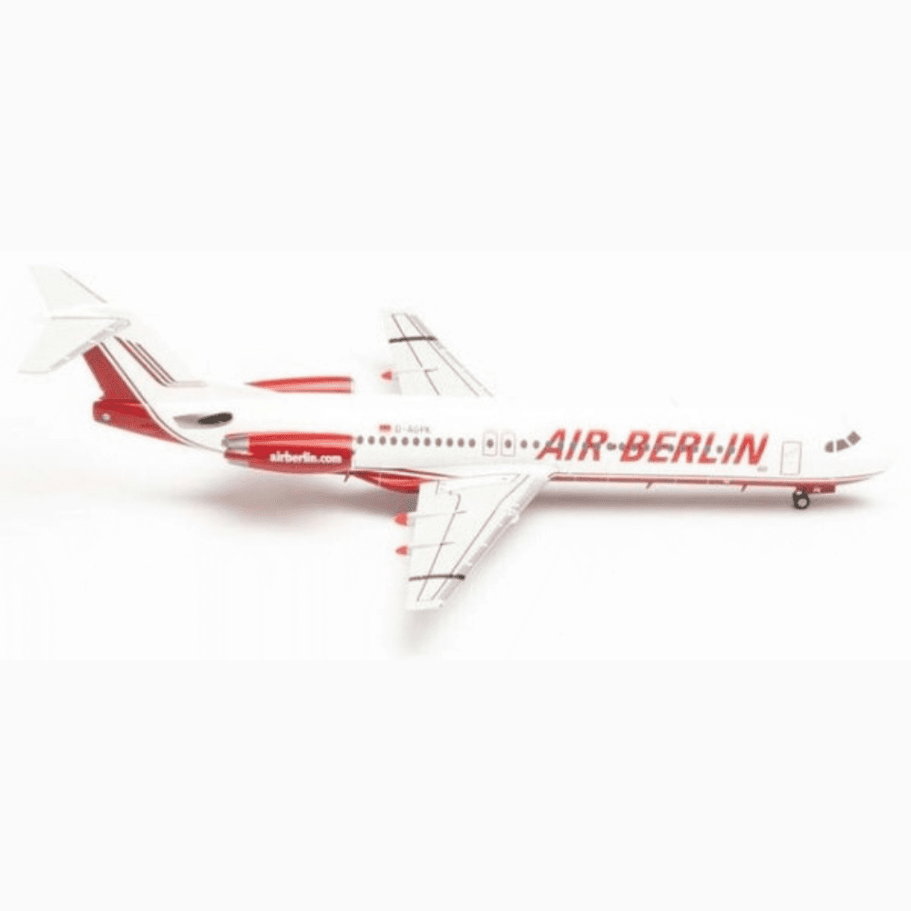 Fokker 100 - Air-Berlin, Reg."D-AGPK" Edizione Limitata Marca: Herpa - Scala: 1:200