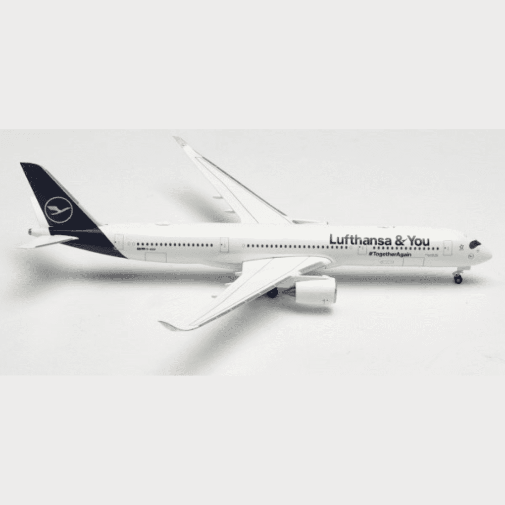 Airbus A350-900 - Lufthansa & You, Reg."D-AIXP" - "Braunschweig" Marca: Herpa - Scala: 1:500