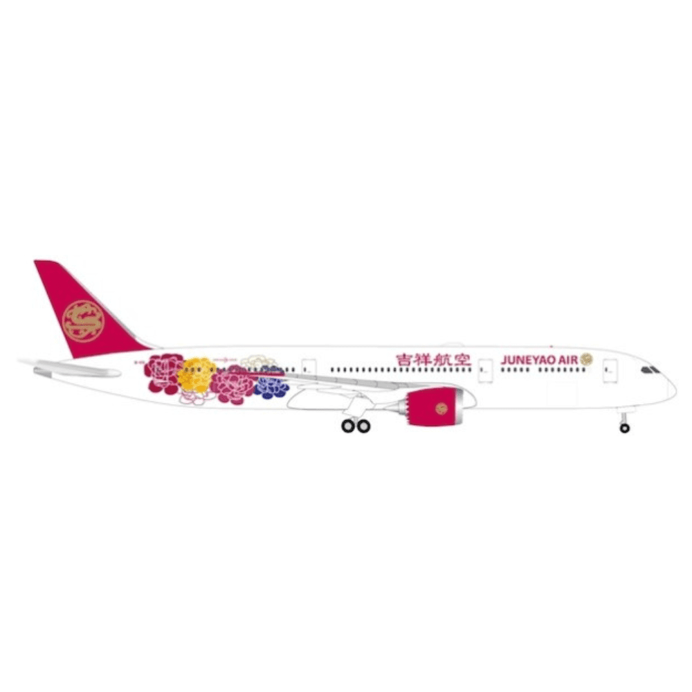 Boeing 787-9 Dreamliner - Juneyao Air,Reg."B-1115" Edizione Limitata Marca: Herpa - Scala: 1:500