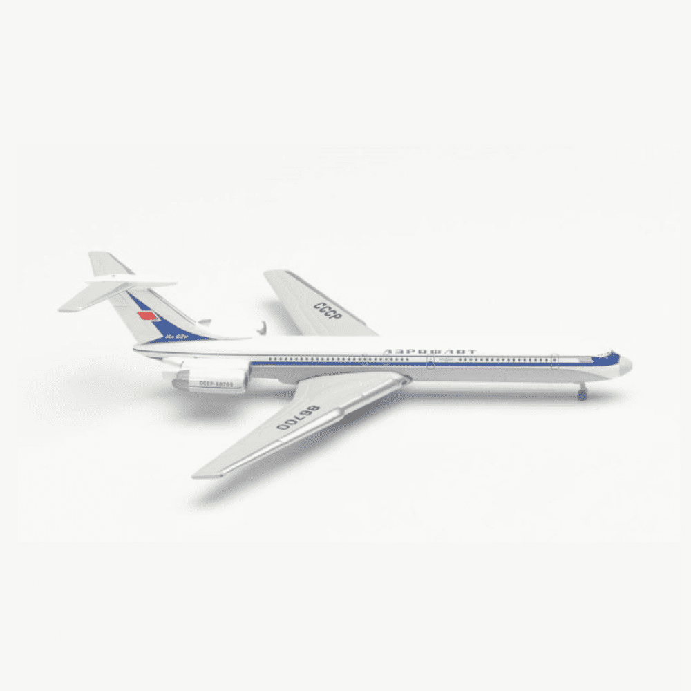 Ilyushin IL-62M - Aeroflot, Reg."CCCP-86700" Edizione Limitata Marca: Herpa - Scala: 1:500