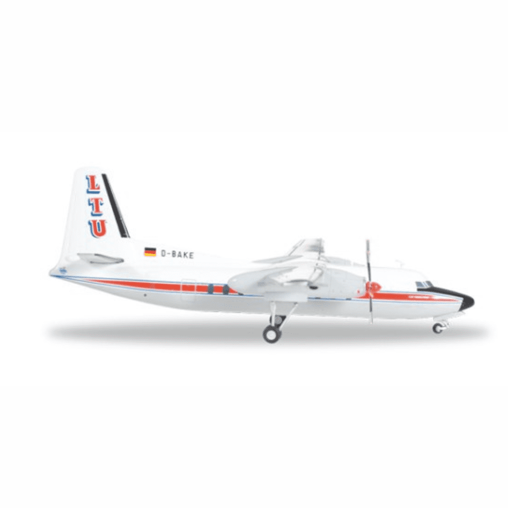 Fokker 27 - LTU, Reg."D-BAKE" Edizione Limitata Marca: Herpa - Scala: 1:200