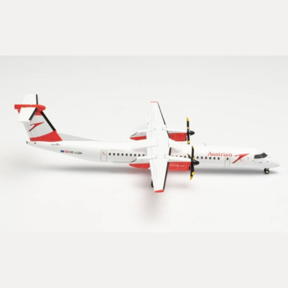 Bombardier Q400 - Austrian Airlines, Reg."OE-LGN" - "Gmunden" Edizione Limitata Marca: Herpa - Scala: 1:200