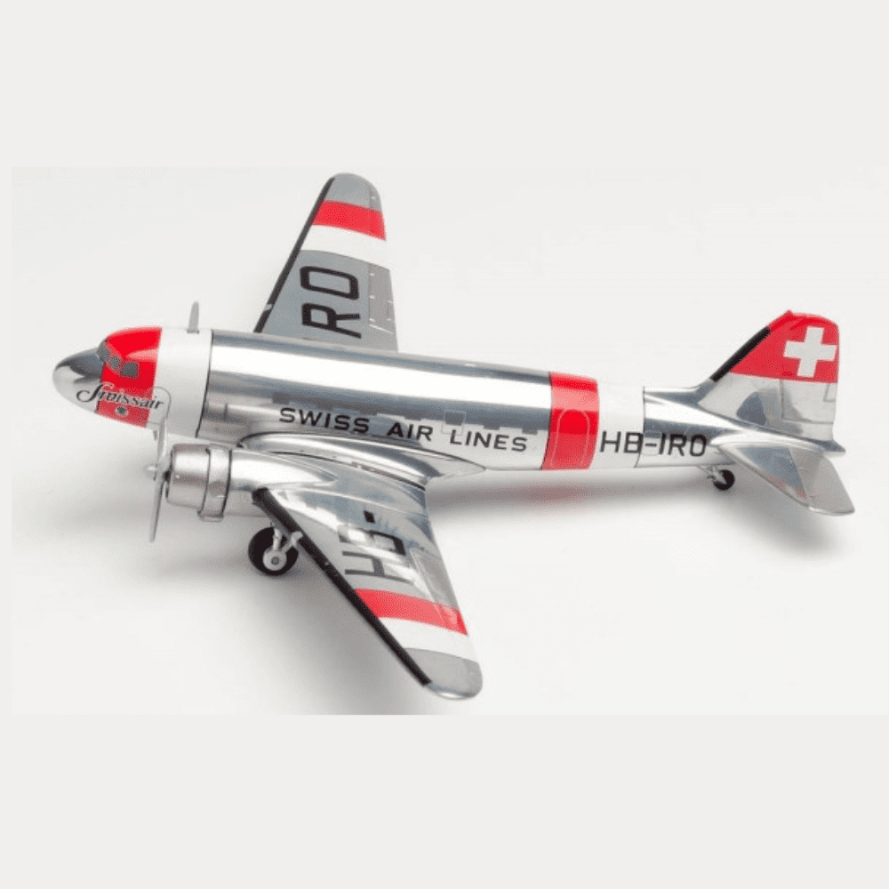 Douglas DC-3 - Swissair, Reg."HB-IRO" Marca: Herpa - Scala: 1:200