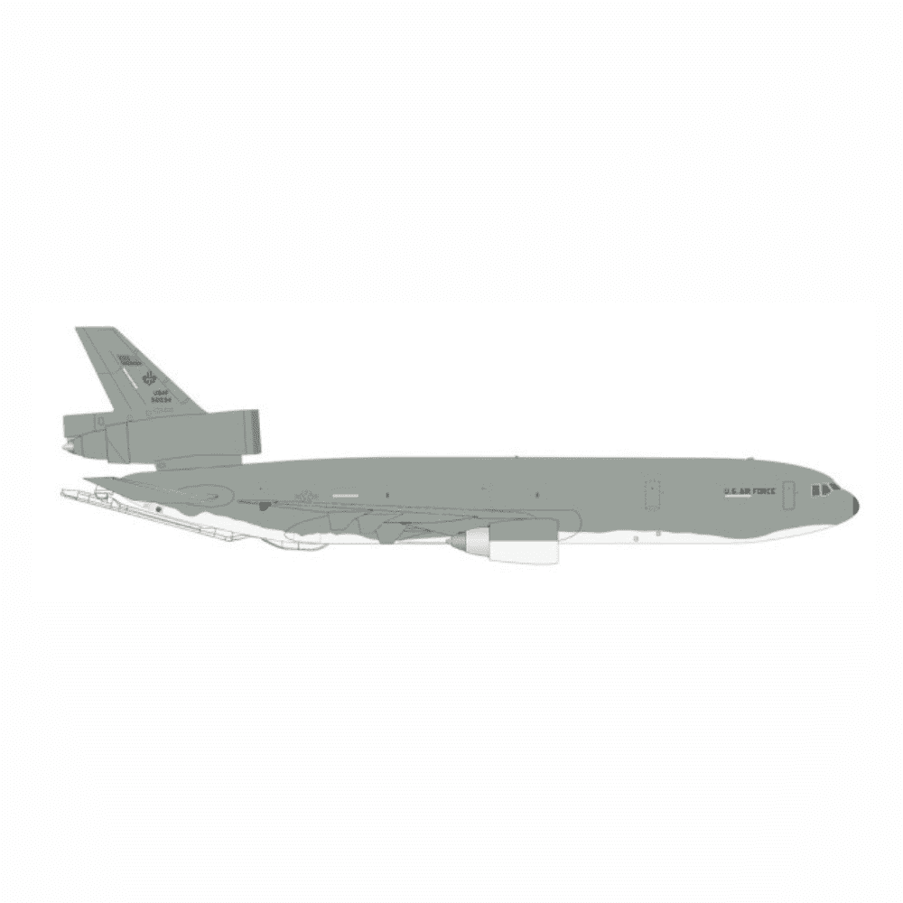 KC-10 Extender - U.S.Air Force, 2nd Bomb Wing,Barksdale Air Base,Operation Desert Storm, Reg."85-0034" - "Louisiana Yard Dog" Marca: Herpa - Scala: 1:500