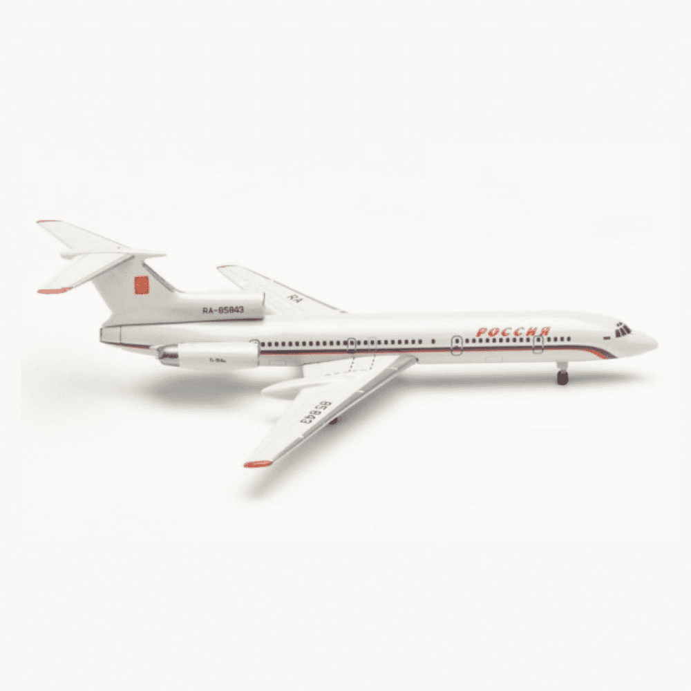 Tupolev TU-154M - Rossiya Special Flight Detrachment, Reg."RA-85843" Edizione Limitata Marca: Herpa - Scala: 1:500