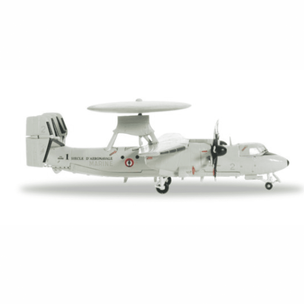 Grumman E-2C Hawkeye - French Navy,4 Flotille, Reg."165456/FR-2" Edizione Limitata Marca: Herpa - Scala: 1:200