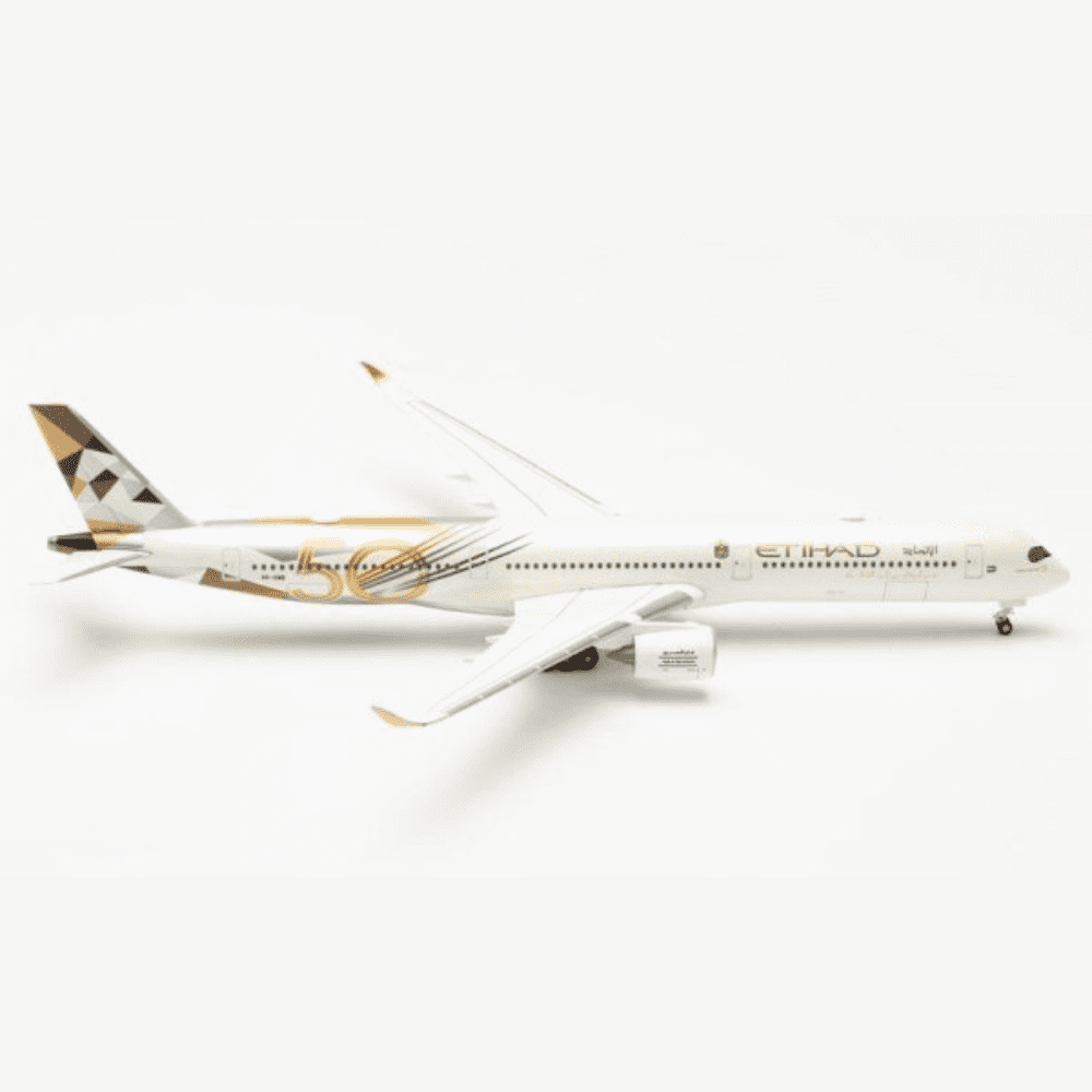 Airbus A350-1000 - Etihad Airways,Reg."A6-XWB" - "Year of the 50th" Edizione Limitata Marca: Herpa - Scala: 1:500