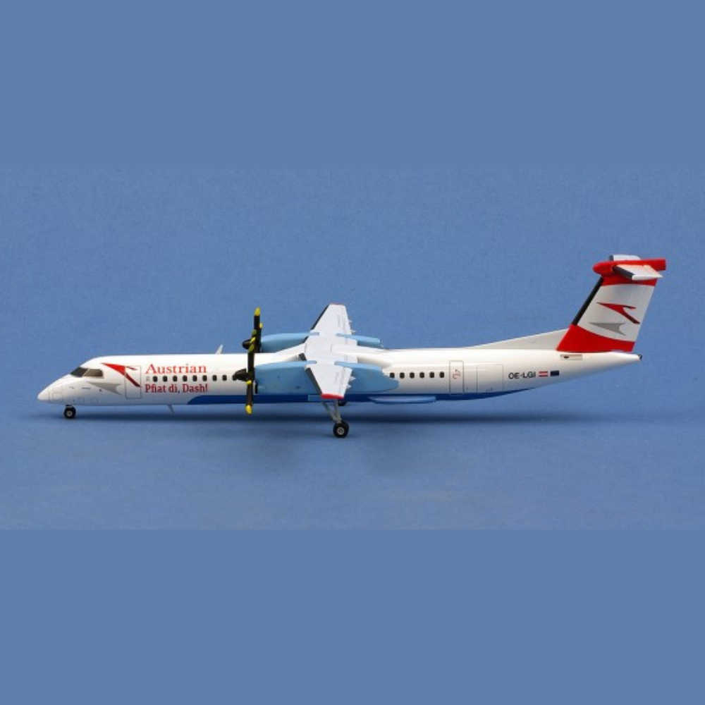 Bombardier Q400 - Austrian Airlines, Reg."OE-LGI" - "Pfiat di,Dash!" - "Eisenstadt" Edizione LimitataMarca: Herpa - Scala: 1:200