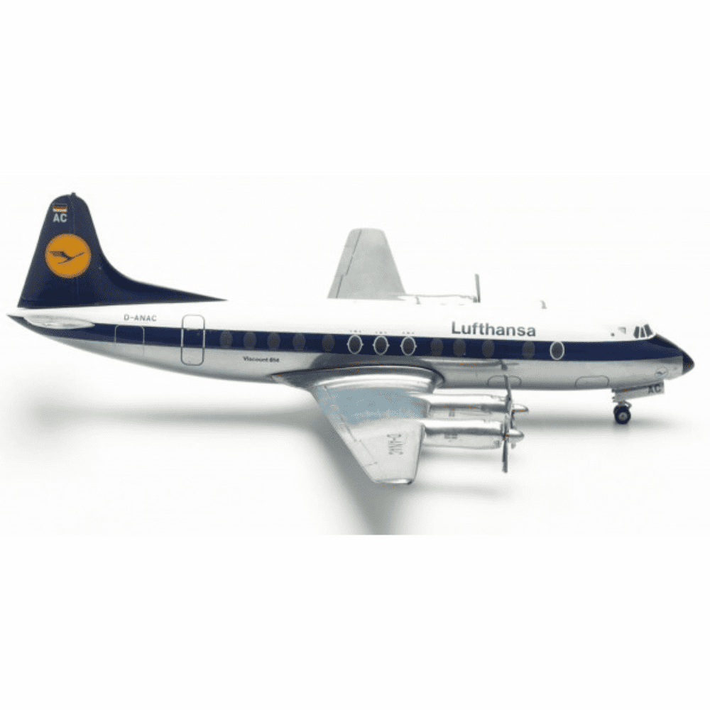 Vickers Viscount 814 - Lufthansa, Reg."D-ANAC" Marca: Herpa - Scala: 1:200