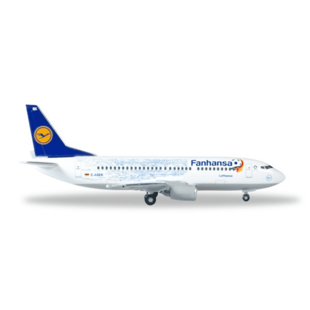 Boeing 737-300 - Lufthansa Fanhansa, Reg."D-ABEK" Edizione Limitata Marca: Herpa - Scala: 1:500