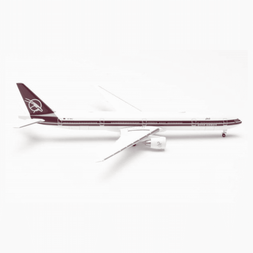 Boeing 777-300ER - Qatar Airways, Reg."A7-BAC" - "25 Years of Excellence" Edizione Limitata - Marca: Herpa - Scala: 1:500