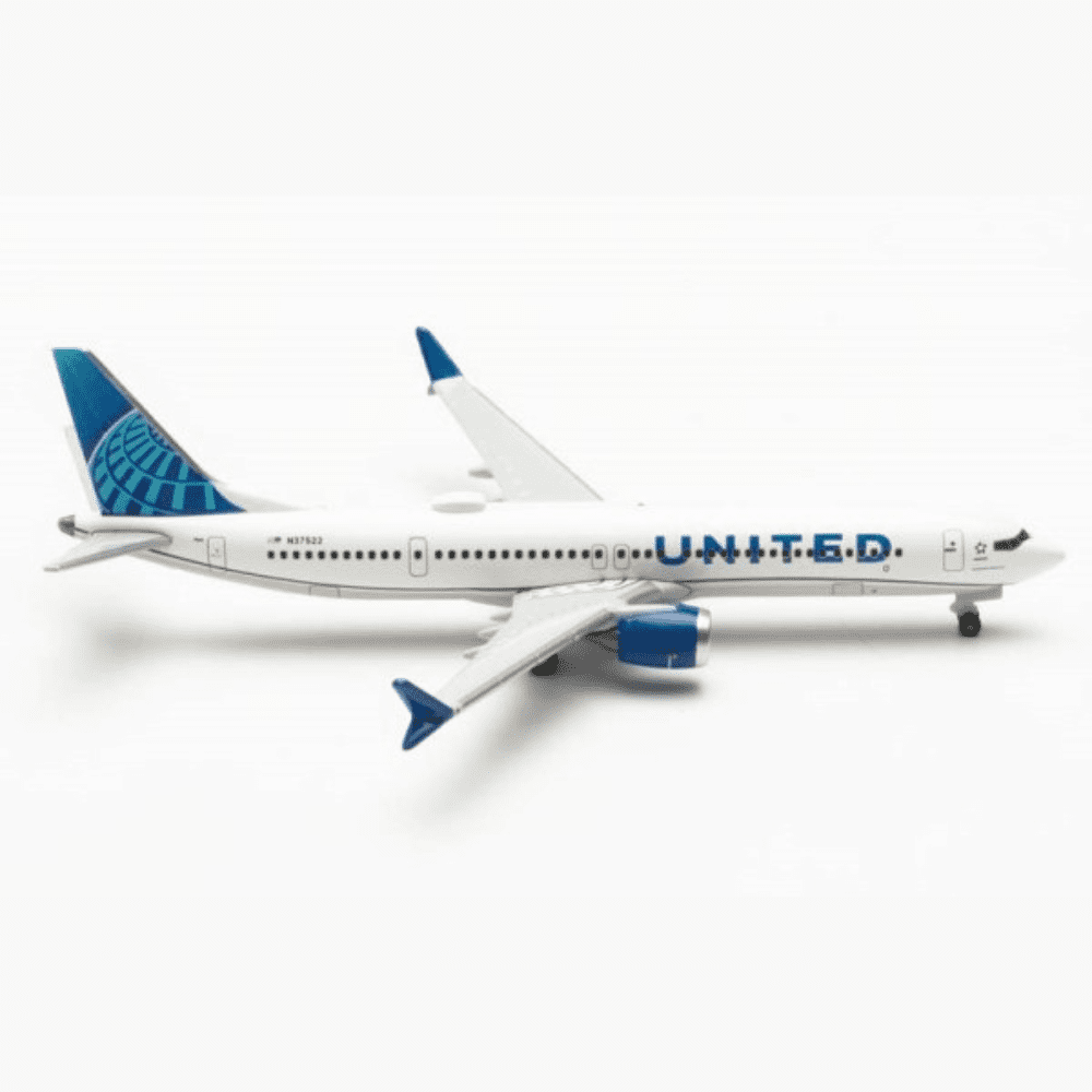 Boeing 737 Max 9 - United Airlines, Reg."N37522" Marca: Herpa - Scala: 1:500