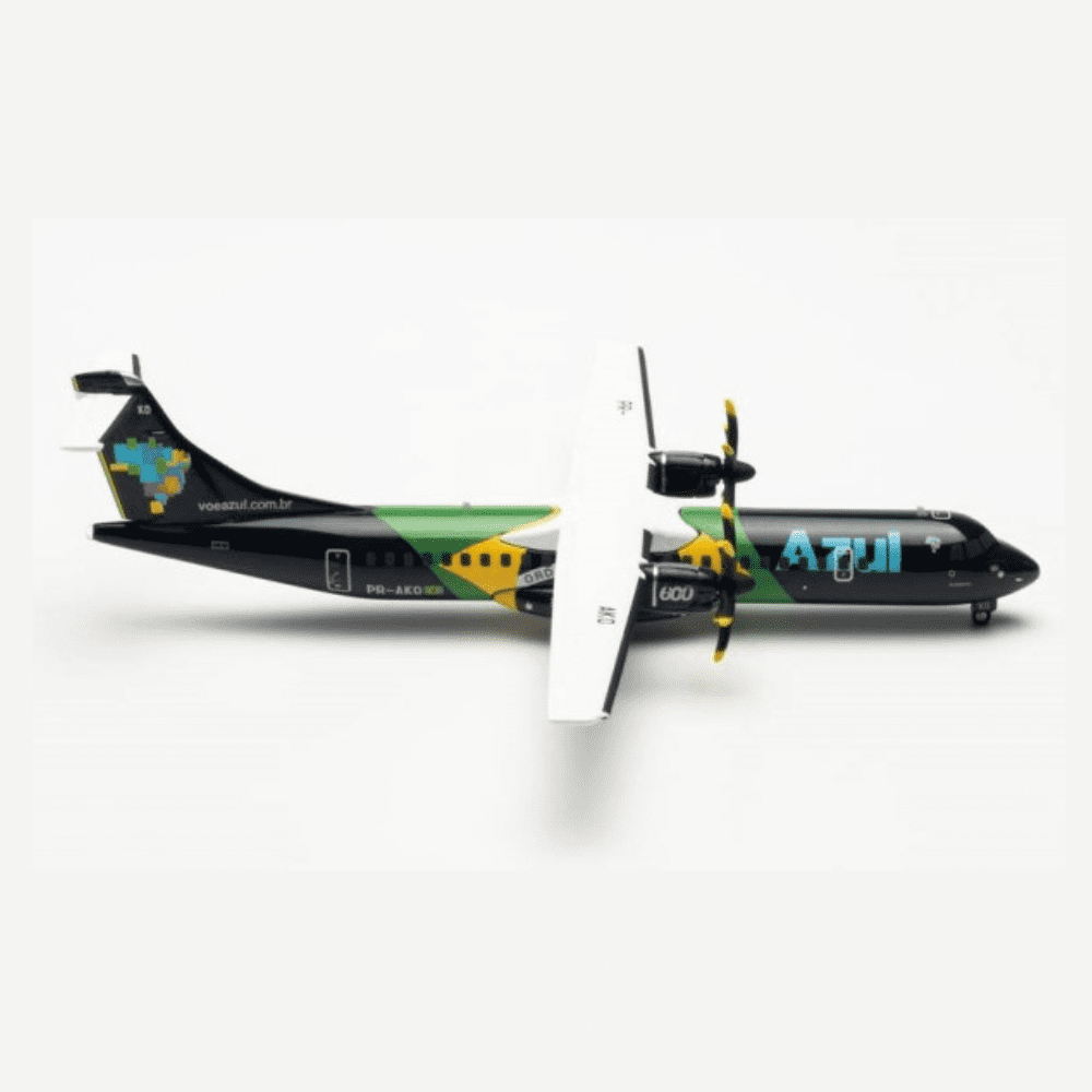 ATR-72-600 - Azul, Reg."PR-AKO" - "Brazilian Flag" - Marca: Herpa - Scala: 1:200