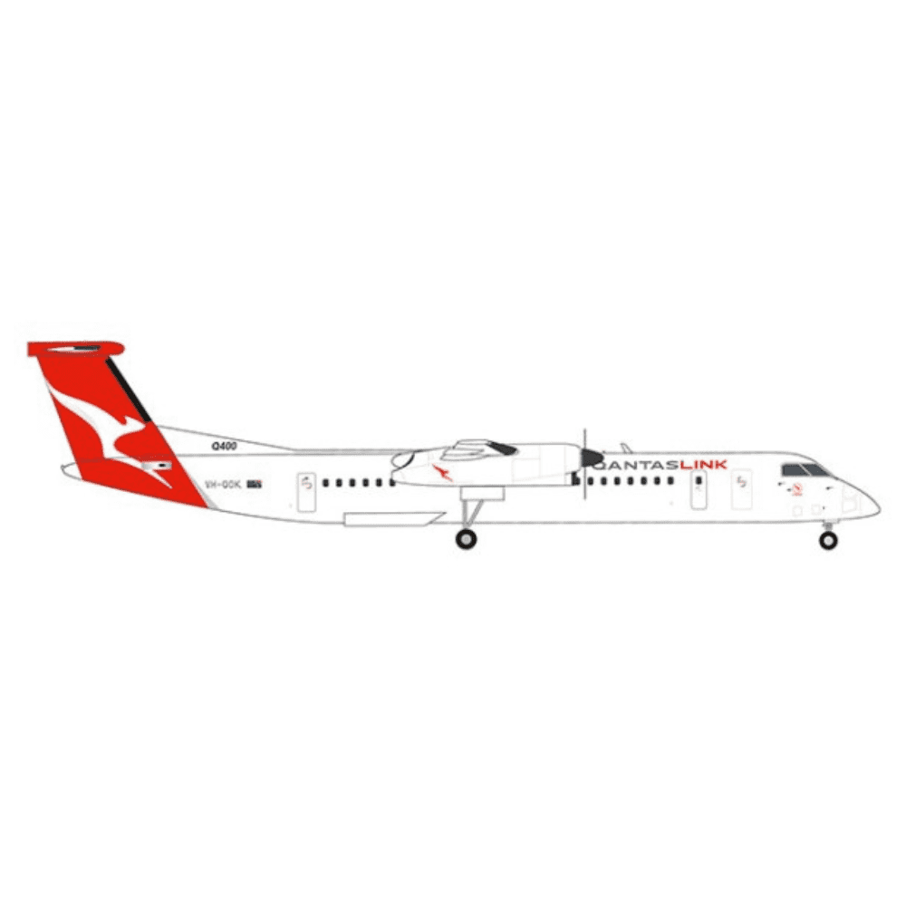 Bombardier Q400 - QantasLink, Reg."VH-QOK" - "Lismore" Marca: Herpa - Scala: 1:200