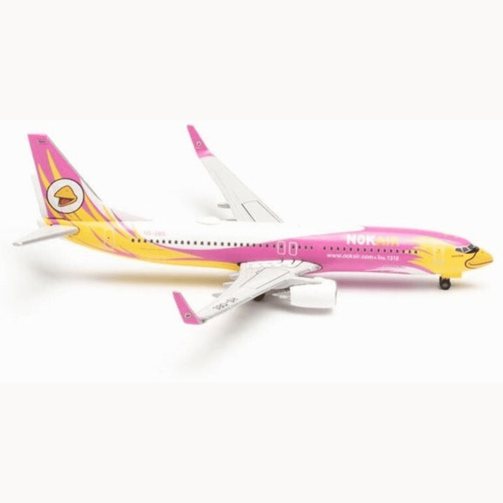 Boeing 737-800 - Nok Air,Reg."HS-DBS" - "Nok Tongchomphoo" Edizione Limitata Marca: Herpa - Scala: 1:500