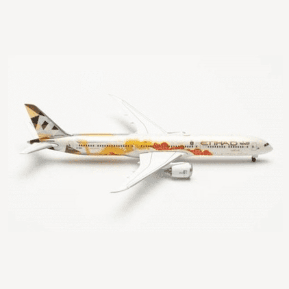 Boeing 787-10 Dreamliner - Etihad Airways, Reg."A6-BMD" - "Choose China" Edizione Limitata Marca: Herpa - Scala: 1:500