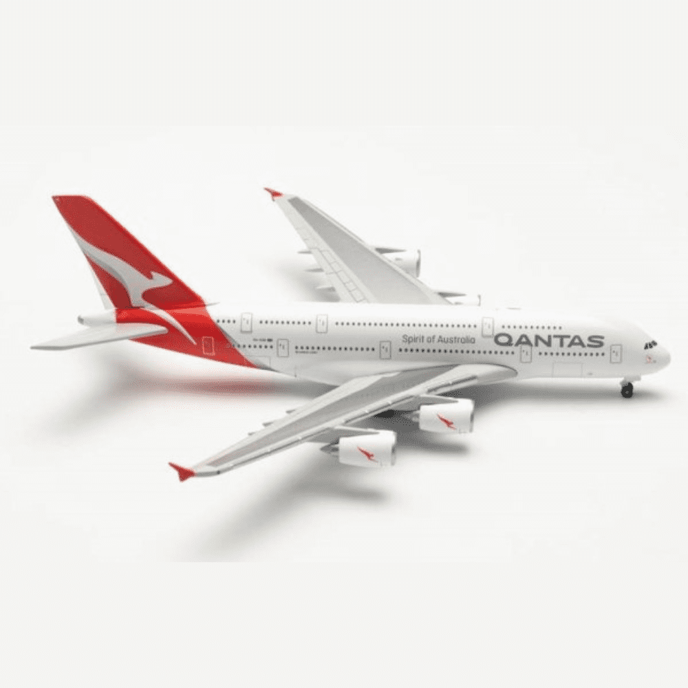 Airbus A380 - Qantas, Reg."VH-OQB" - "Hudson Fysh" Marca: Herpa - Scala: 1:500