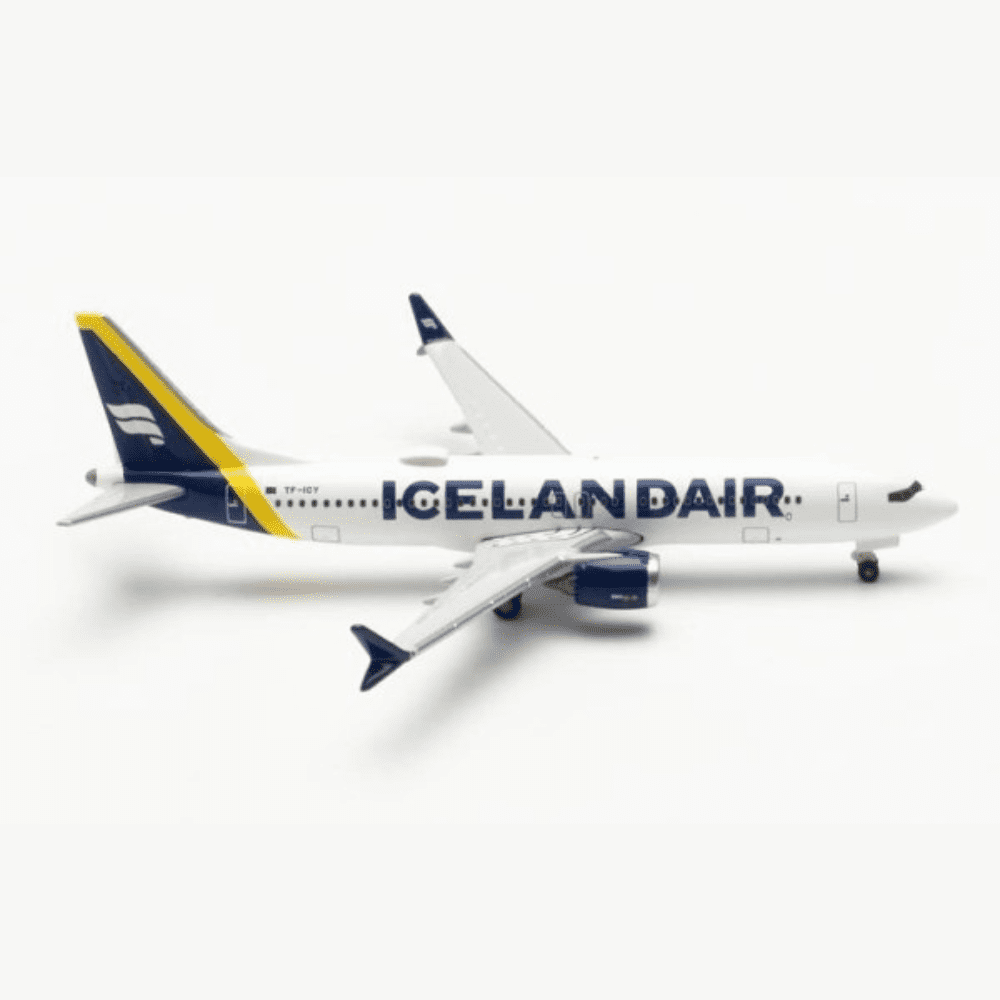 Boeing 737 Max 8 - Icelandair, Reg."TF-ICY" - "Latrabjarg" Marca: Herpa - Scala: 1:500