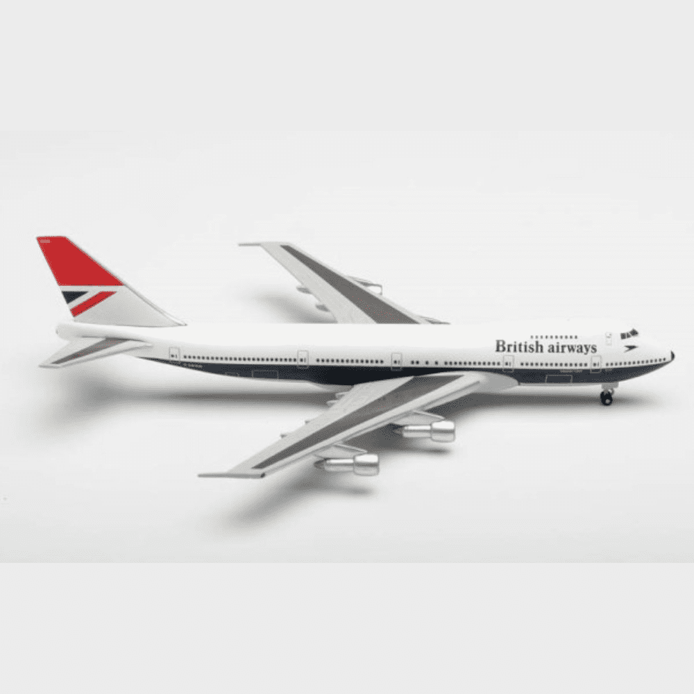 Boeing 747-100 - British Airways, Reg."G-AWNN" - "Sebastian Cabot" 747 Farewell 1971-2020 Edizione Limitata Marca: Herpa - Scala: 1:500